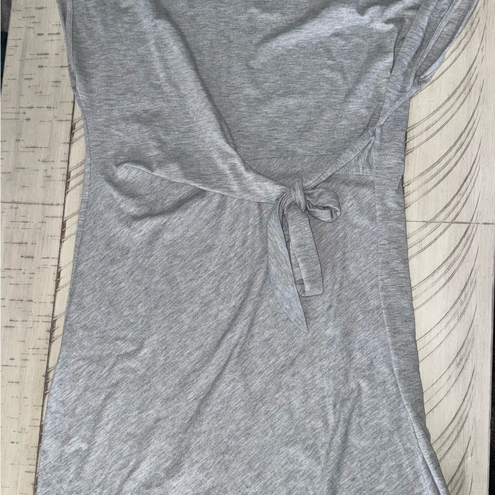 SHEIN Heather Gray Casual Top